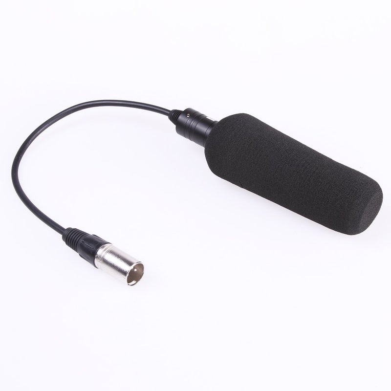 FocusFoto Professional Handheld Shotgun DV Interview Mic Microphone for Video DSLR Camera Camcorder with XLR Cable & Windshield - Image 1